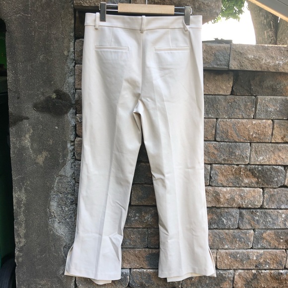 Zara Pants & Jumpsuits 24 Nwt Zara Cream Trousers Poshmark